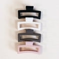 thumbnail image 2 of Headbands of Hope Women's Extra Large Rectangular Claw Clip | Blush, 2 of 4