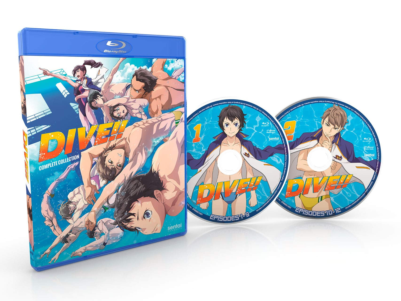 DIVE！！　Blu-ray　BOX Blu-ray Dive!! (Blu-ray), Sentai, Anime - Walmart.com