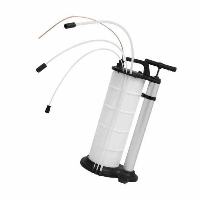 9L Oil Changer Vacuum Fluid Extractor, Oil Changer Vacuum Fluid Extractor Pump Tank Remover, Manual Engine Oil Extractor Ideal for Draining Tanks and Sinks