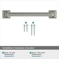 thumbnail image 4 of Amerock Ville 5-1/16 inch (128mm) Center-to-Center Satin Nickel Cabinet Pull, 25 Pack, 4 of 4