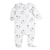 aden + anais, long sleeve zipper one-piece, star cluster, 0-3m