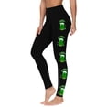 thumbnail image 2 of lcziwo Ladies Leggings 2025 St Patricks Day Shamrock Printed Tights Womens Casual High Waisted Butt Lifting Yoga Pants Black XL, Sale of The Day Prime Today, 2 of 6