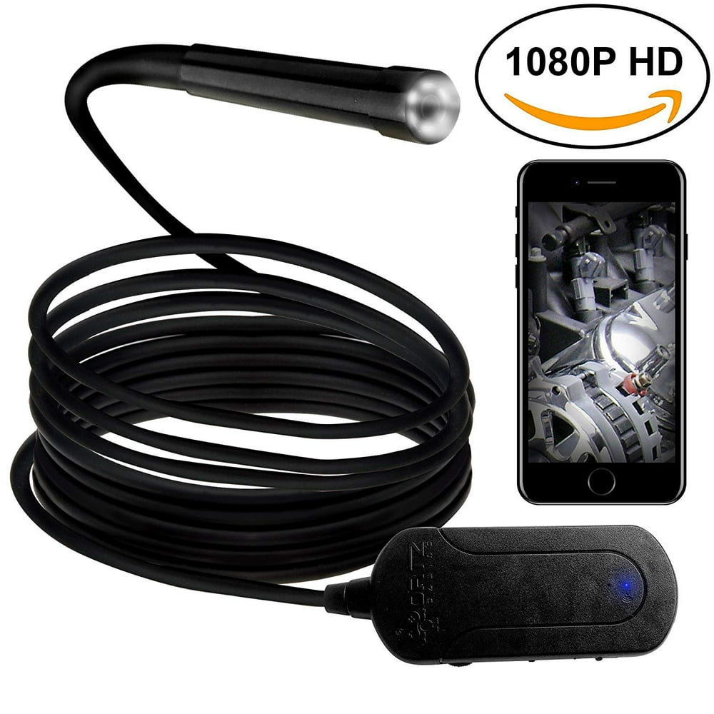Ortz Wireless Endoscope Wifi Inspection Camera 2.0 Mp 1080p Hd Photo
