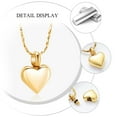 thumbnail image 4 of Stainless Steel Little Heart Cremation Urn Pendent for Ashes and Chain Ash Holder Necklace for Cremation Ashes Keepsake Memorial Jewelry, 4 of 9
