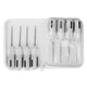 thumbnail image 1 of 8pcs Dental Elevator Stainless Steel Surgical Root Extraction Luxating Elevator Dental Supplies For Dentist, 1 of 5