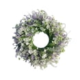 thumbnail image 3 of Multicolor Artificial Flower Wreath 18 Inch Spring Summer Door Wall Window Decor, Lifelike Plastic, Indoor Outdoor, Courtyard Porch, Wedding Anniversary, Easy Clean, Gift-Ready, 3 of 7