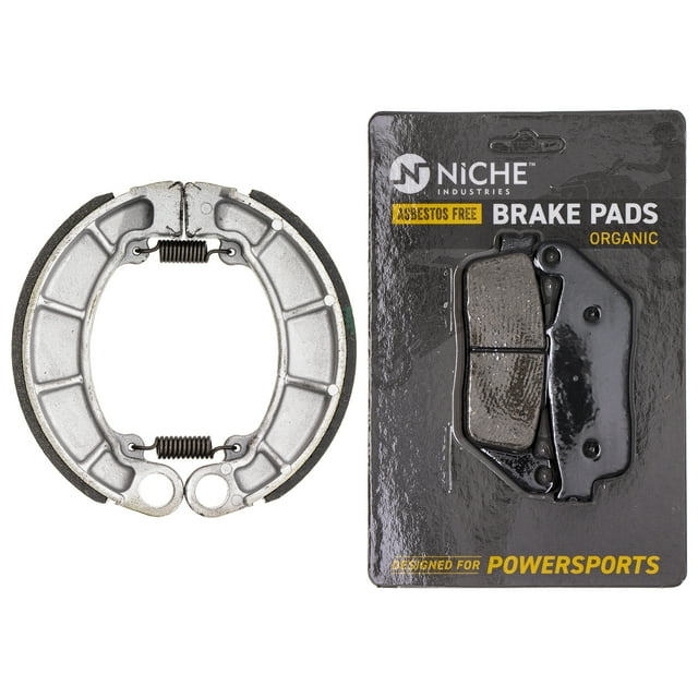 Niche Complete Organic Brake Pad with Shoe Set for Honda Shadow VLX 600 MK1002638