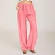 thumbnail image 1 of WILLBEST Pantalones Casuales para Mujer, Anchos, Largos, con Cordón, Cintura Elástica, Pantalones Casuales de Pierna Lisa para Mayor Comodidad y Estilo. Mediana, 1 of 6
