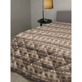 thumbnail image 2 of Black and White Down Alternative Comforter, Folk and National Art Design Mexican Mayan Culture Pattern with Triangles, Microfiber Quilt for All Season, 5 Sizes, Black White, by Ambesonne, 2 of 3