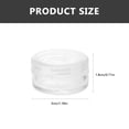 thumbnail image 4 of MasteelfCA 30pcs Transparent Container Jar Plastic Sample Jars Makeup Lotion Containers, 4 of 8