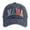 Navy, variant on Krdevn Women's MAMA Baseball Cap, Washed Cotton Rainbow Embroidered Adjustable Hat, Versatile Casual Daily Wear Cap,One Size