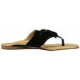 thumbnail image 2 of Aerosoles Women's Book of Style Flip-Flop Open Toe Flats Black Leather (BLACK LEATHER, 5), 2 of 5