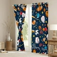 thumbnail image 3 of Feelyou Kids Football Black Out Curtains, Rugby Sport Curtains Pack of 2 (42x63 Each), 3 of 6