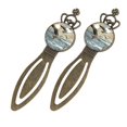 thumbnail image 2 of Seagull Elegant Stainless Steel Vintage Crown-Shaped Bookmarks Book Accessories for Reading Enthusiasts and Book Lovers, 2 of 5