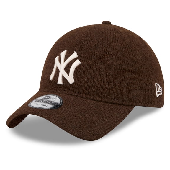 Men's New Era Brown New York Yankees Open Market Wool 9TWENTY Adjustable Hat