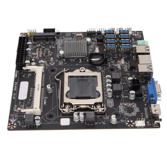 Placa base ATX, placa base para minería ATX B75E, placa base para minería, placa base para juegos, durabilidad mejorada