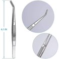thumbnail image 5 of 22inches 4H27 Pinzas de codo de 6 piezas con puntas dentadas Puntas de pinzas curvas dentadas, 5 of 5
