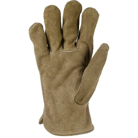 Hyper Tough Mens Large Suede Gloves
