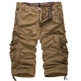 thumbnail image 3 of Pantalones capri de talla grande para hombre, pantalones capri de verano para hombre, pantalones cortos casuales, 3 of 5