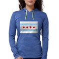 thumbnail image 1 of CafePress - City Of Chicago Flag - Womens Hooded Shirt, 1 of 1
