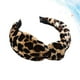 thumbnail image 2 of EeaseMX 1 diadema de leopardo con nudo cruzado para el pelo para niñas y mujeres., 2 of 7
