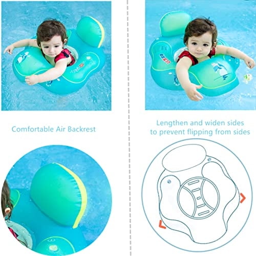 Myir JUN Flotador para bebé, flotador inflable para piscina para bebés, anillo de flotador Myir JUN Myir JUN