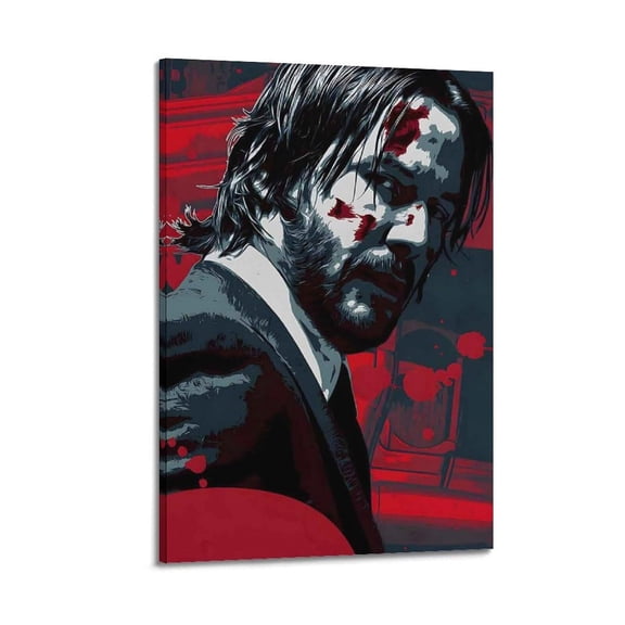 Keanu Reeves Art Poster Posters Aesthetic Canvas Posters Room Bedroom Decorative Decor Wall Art Office Home Decor
