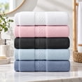 thumbnail image 7 of Gogreen 100% Cotton Bath Towel Sets of 6 Pieces, 2 Bath Towels 2 Hand Towels 2 Washcloths, Highly Absorbent Towels for Bathroom, Gym, Hotel (Blush pink), 7 of 7