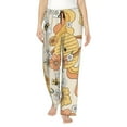 thumbnail image 2 of Kdxio Women's Comfy Stretch Groovy FloralPrint Drawstring Pajama Pants-X-Large, 2 of 9