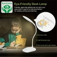 thumbnail image 5 of Clip on Light, USB Clip-On Magnifier Reading Lamp, Pocket Magnifier with LED Light Clip On, Flexible Neck Lights, Eye Caring Desk Lamp, Dimmable, Perfect for Bedtime Reading, 5 of 6