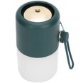 thumbnail image 3 of Humidificador de aire de 300ml, pulverizador, luz nocturna, enchufe USB, humidificador para el hogar, verde oscuro, 3 of 8