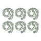 thumbnail image 1 of Paquetes de 6 plantas artificiales, hojas de eucalipto, enredaderas, corona de eucalipto verde, Compatible con banquete de boda, nacimiento, 1 of 5