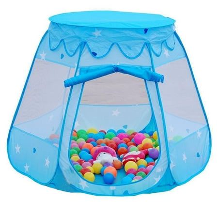 Game Tents - Ktaxon Newstyle Kids Indoor Outdoor Play Tent 1 to 6 Years Old Children Game Tent Blue