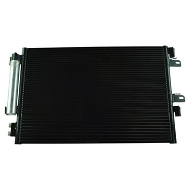 TRQ AC Condenser w/ Receiver Drier & Trans Cooler for Jeep Dodge ACA84654