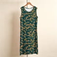 thumbnail image 3 of Uootdi Sleep Dresses for Women Round Neck Sleeveless Small Floral Print Nightgowns Loungewear Casual Style Soft Lightweight Loose Relaxed Fit Sleep Dresses Gift, 3 of 6