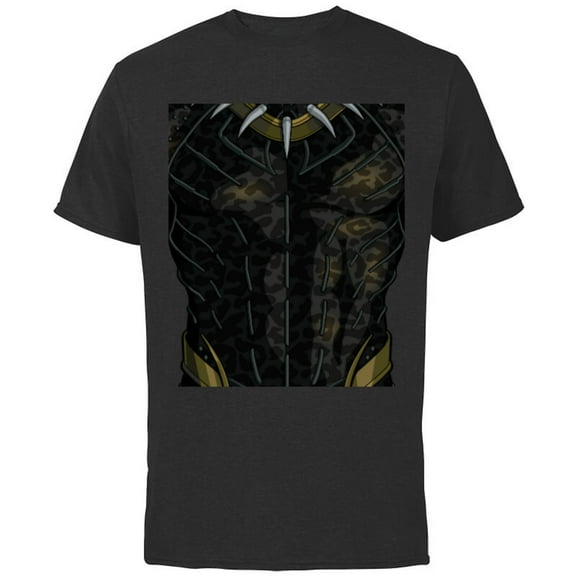 Marvel Black Panther Erik Killmonger Costume - Short Sleeve Cotton T-Shirt for Adults - Customized-Black