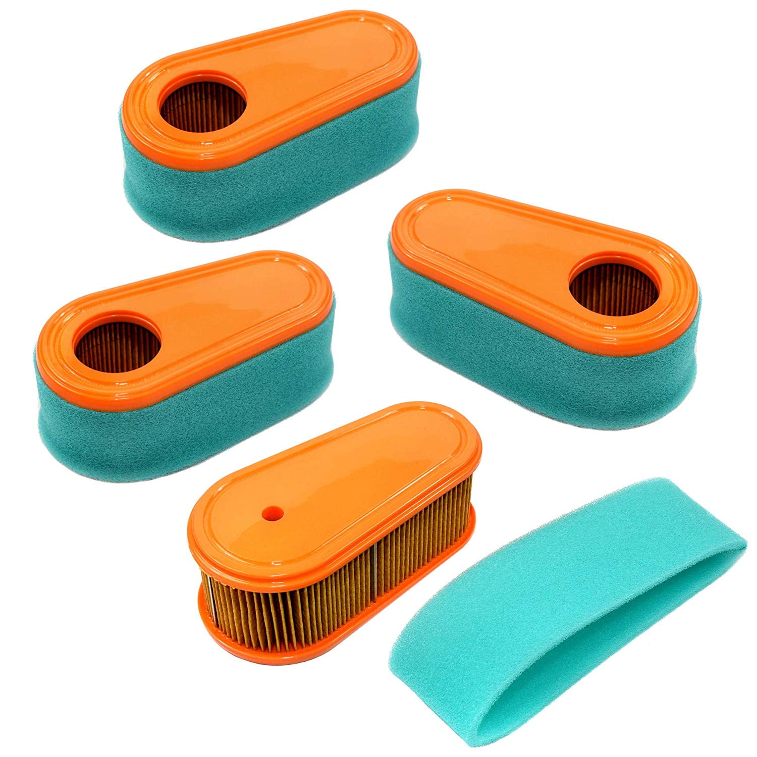 HQRP 4pack Air Filter Kit for MTD Columbia 11AA40X897, 11AB0BA897