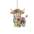 thumbnail image 1 of 2D Acrylic Colorful Cow Pendant Colorful Calf Window Decoration Pendant Suitable for Garden Window Tree Car Pendant, 1 of 5