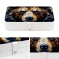 thumbnail image 4 of Bear PU Leather Necklace Holder with Removable Compartment, Portable Display Case and Decorative Box - Jewelry Organizer, 4 of 6