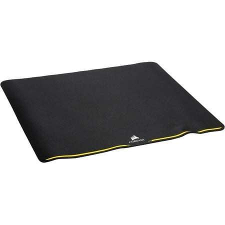UPC: 0843591059367 | CORSAIR MM200 – Cloth Mouse Pad – High-Performance Mouse Pad Optimized for Gaming Sensors – Designed for Maximum Control – Medium  Black- Yellow Stripe  Model:CH-9000099-WW