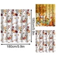 thumbnail image 3 of Cqxid Rideau de Douche à Moins de 10$ Rideau de Salle de Bain Polyester Ensemble de Rideaux de Douche Imprimé Rideau de Douche Salle de Bain Automne Action de Grâce Citrouille Salle de Bain, 3 of 6