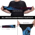 thumbnail image 4 of Goofa Futuristic Purple Panther Pattern UV Sun Protection Arm Sleeves, UPF 50 Sports Cooling Arm Compression Sleeves for Men Women Teenager, 4 of 8