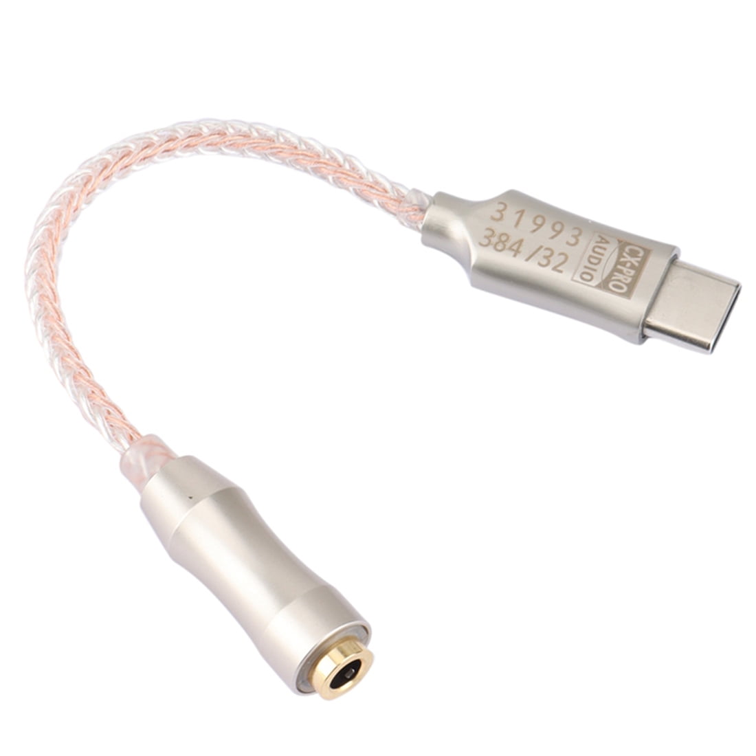 CX31993 USB Type C DAC Headphone Amplifier with 3.5mm Output Audio Interface DAC Audio Adapter