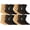 12 Pairs Mens Brown Mixed, variant on Thermal Diabetic Crew Socks For Unisex, Soft Marled, Ringspun Cotton, Seamless Toe, Loose Top, Bulk (6 Pairs Womens Brown, Womens (9-11))