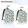 thumbnail image 4 of Daiia Watercolor Turtle Vintage Canvas Backpack for Men and Women ,Hiking Backpack,Travel Laptop Bag for School,Large Capacity Backpack-, 4 of 8