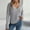Gray, variant on Deal of the Week Ofreoo Women Fashion Casual Long Sleeve V-Neck Keeping Warm Outing Sweater Oversized Sweatshirt for Women