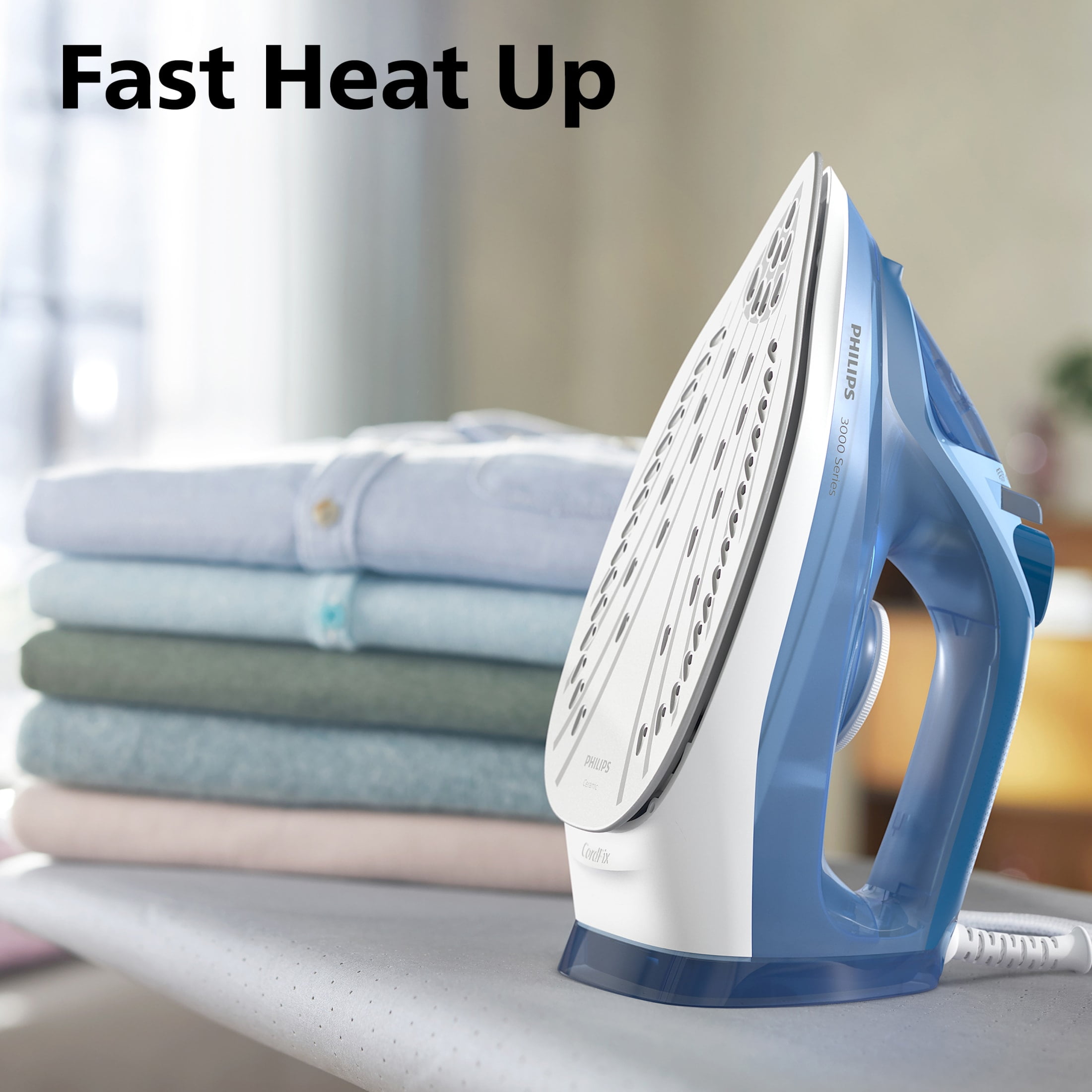 Philips 3000 Series Steam Iron, Blue