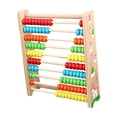 thumbnail image 2 of Ábaco de madera para niños, juguete para contar, marco educativo de números de conteo de madera de 10 filas para niños en edad preescolar, 2 of 9