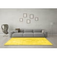 thumbnail image 3 of Ahgly Company Machine Washable Indoor Rectangle Persian Yellow Traditional Area Rugs, 2' x 3', 3 of 4