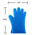thumbnail image 3 of Silicone BBQ Heat Resistant Gloves Grill Pot Holder Cooking Grip Oven Mitts, 3 of 7